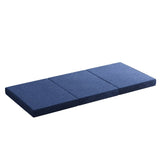 Giselle Bedding Foldable Mattress Folding Foam Single Blue FOAM-MFM-TRIO-BU