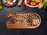 250th Anniversary USA Wooden Snack Platter, 2026 Commemorative Charcuterie Serving Tray for V1366-AZ2-W-20895