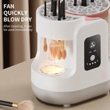 Automatic Electric Makeup Brush Cleaner with UV Sterilization & Fast Drying Rechargeable, V888-ELOSUNG43151