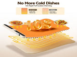 Devanti Food Warming Mat 60 x 38cm Electric Food Warmer With Timer White FWM-6D-WH