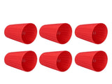 6Pcs Lampshade Modern Fabric Table Lamp Cover for Crystal Chandelier Wall Light Red V1294-YM0718-3119200177711