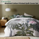 Accessorize Curiosity Washed Cotton Printed Quilt Cover Set Queen V442-HIN-QUILTCS-CURIOSITY-CREAM-QS