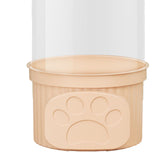 Toy Storage Container PET Transparent Cylinder Plush Toy Display Bucket with PP Lid for Home V1294-YM0703-3117230101212