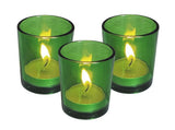 40 Bulk Pack Green Glass Votive Candle Holders Table Centreoieces Xmas Wedding Anniversary Event V382-GREENCHX40