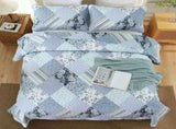 Radiant Summer Breeze patchwork 3 Pc Bedspread & Pillow Cover Set V745-AC090592Q13U