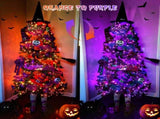 LED White Christmas Lights Outdoor, String Lights Plug in Extendable, 8 Modes Christmas Tree V1107-124-69478-ORA-30M300