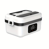 Electric Heating Insulated Lunch Box 304 Stainless Steel Portable Insulated Storage Container, V1106-DRBWWCH002