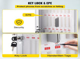 Cell Phones Storage Cabinet Clear Pocket Chart Storage Locker Box 36 Slots V952-LHJSJCCJLHJ36VYP6V0