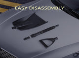 Folding Snow Shovel - Large Capacity Lightweight & Portable - Wide Snow Clearing Range with V1188-ZXY-117-0044