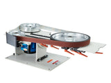 Belt Grinder Sander 72 x 2-Inch Belt Polisher with VFD 3 Grinding Moulds V952-SDMC1500W728DDD10V3
