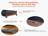Under Bed Storage with Wheels, 650 x 460 x 180 mm Underbed Containers, Underbed Shoes Organizer with V952-CDCWKFTMBYDLATMLN001V0
