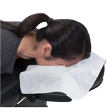 100 count white Disposable Face Cradle Covers Medical-Grade,Ultra Soft,Luxurious,Non Sticking V1366-AZ2-W-04352