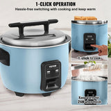 Commercial Rice Cooker, 60-Cup Rice Cooker, 13 Liter Large Rice Cooker and Warmer with Nonstick V952-SYDFBFGS13LFX9J1RV3