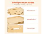 Montessori Weaning Table and Chair Set, 3 In 1 Wooden Toddler Table and Chairs with Chalkboard, V952-ETDNZY1708118E4HMV0