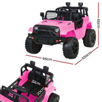 Rigo Kids Electric Ride On Car Jeep Toy Cars Remote 12V Pink RCAR-JEP-4WS-PK