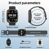 Smartwatch Voice Assistant Bluetooth Calling Health Monitoring Step Tracking Message Alerts/golden V1232-DHSB-IDW-003