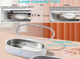 45kHz Ultrasonic Jewelry & Eyeglass Cleaner with 18oz Large Capacity V1263-JX-4709