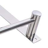 Towel Rack Bathroom Wall Mounted Stainless Steel Hanging Holder with Small Hooks 3 Poles V1294-YM0901-3112240065012