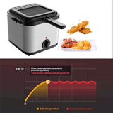 Electric Deep Fryer 2.5L French Frie Machine Oil Hot Pot Fried Chicken Grill V201-QHGMMOREONE001