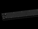 2.4m Gymnastics Folding Balance Beam Black Synthetic Suede V63-827841
