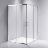 1000 x 1000mm Sliding Door Nano Safety Glass Shower Screen By Della Francesca V63-829361