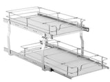 12"Wx21"Dx15"H Pull Out Cabinet Organizer, Heavy Duty Slide Out Pantry Shelves, Steel Roll Out V952-FZSLLDGGEC12VMAA1V0