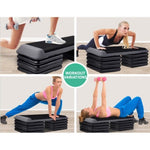 Everfit 4X Aerobic Step Riser Exercise Stepper Block Gym Home Fitness FIT-K-AES-T001B-BLS-4