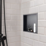 VEVOR Shower Niche, 33.0 x 33.0 x 10.2 cm Recessed Wall Niche, Heavy-duty Stainless Steel Modern V952-BXGLYBKHS1C1MYHU6001V0