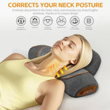 3-in-1 Neck Massager Pillow, Neck Massager for Pain Relief Deep Tissue, Massage Pillow with Heat, V1107-110-46511
