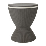 Taupe Ice Bucket Table V264-OTF-537PP-LGR-NA-1