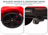 Kahuna Red Porsche Macan Turbo EV Kids Ride On Car 12V Electric Car CAR-PSCH-666-RD