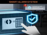 CARLA HOME Electronic Safe Box with Keypad Lock for Cash Locker V178-36517