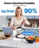 VEVOR Commercial Ice Crusher 100KG/H Electric Snow Cone Maker Shaved Ice Silver V952-SBJJGKYS220B670I5001V3