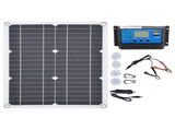 Dual USB Port Solar Panel Versatile Portable Solar Panel Charger Photovoltaic Charging with 10A V1294-YM0523-3114220034111
