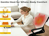USB-Powered Heated Seat Cushion and Throw Blanket, Soft Flannel Fleece, Fast Heating with 3 V1341-ZY-B9J34DBA-L