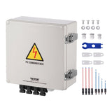 Solar PV Combiner Box 4 String 10A for Solar Panel System ABS Case IP65 V952-GFHLX4HL10ASCPG1OY3