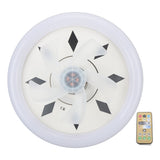 11.8in 60W Ceiling Fan with Light E27 LED Dimmable Ceiling Fans with Remote Control 3 Speeds 5 V1294-YM0706-3119230096711