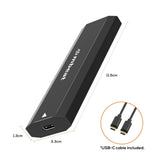 mbeat Elite USB-C to M.2 SSD Enclosure - Matte Black V186-MB-XCS-CM2