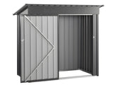 1533 x 876 x 1815 mm Metal Garden Shed, Storage Building with Lockable Door & 2 Louver Vents, Sloped V952-GJF53FTHHSMSOZT3V001V0
