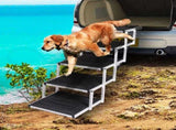 PaWz 5 Steps Dog Ramp Adjustable Height Black PT1145-5-BK_NZ