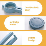 Bag Clip with Pour Spout, Food Bag Sealing Clip, Reusable Plastic Cap Sealer V1258-DP02-F-815