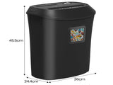 Centurion 25L 12-Sheet Paper Shredder Electric Cross-Cut Home & Office Cutter SRD-OFT-12S-01D