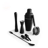 Stainless Steel Cocktail Shaker Set, Matte Black V1237-ZY-506-0076