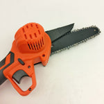 6" Mini Orange Cordless Electric Chainsaw 2X Battery-Powered Wood Cutter Rechargeable V201-FDZ0036OR8AU