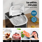 Devanti 15kg Nugget Ice Maker Machine IM-ZB15N-BK