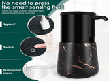 Automatic Dispenser Touchless, 12oz Ceramic Liquid Dispenser, Rechargeable Hands-Free Dish V1369-AZ3-W-01317