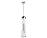 Electric Milk Frother, USB Rechargeable, 3 Speeds, Stainless Steel, Silent Portable Handheld Foam V1263-JX-2933
