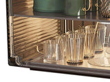 Cup Storage Rack Dustproof Stackable Plastic Clear Cup Organizer Box for Cabinet Desktop Medium V1294-YM0710-3117230285711