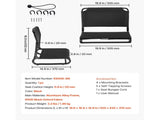 Kayak Seat, Folding Kayak Seat with Comfortable Back Support, Aluminum Alloy Frame & 600D Oxford V952-JSPHTZYJSKJFASKAH001V0