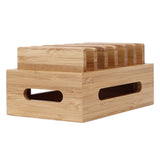 Storage Box Storage Box, Portable Charging Holder Stand Multifunction Cell Phone Dock Wooden for V1369-AZ3-W-16016